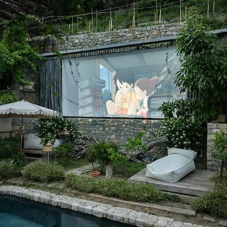 度假居 Restored Stone Overlooking Menton